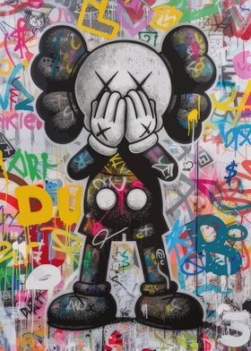 KAWS Graffiti Art