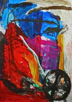 Abstract Expressionist Painting