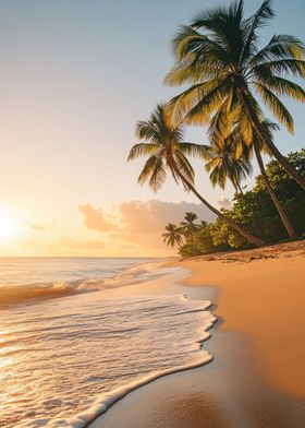 Tropical Sunset Beach