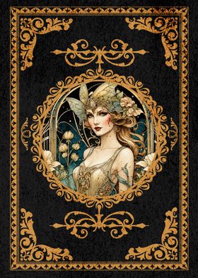 Art Deco Fairy Portrait