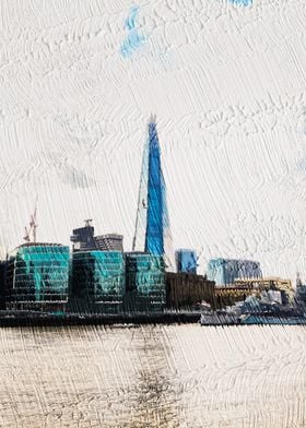 London Skyline Painting