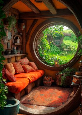 Hobbit Hole Interior