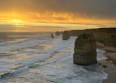 Sunset at the Twelve Apostles Australia