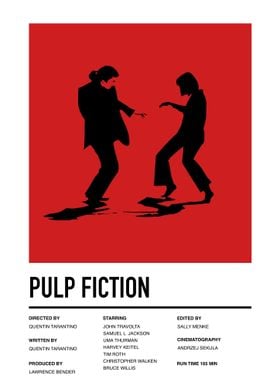 Pulp Fiction Minimalist Poster