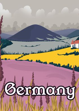 Germany Landscape Poster