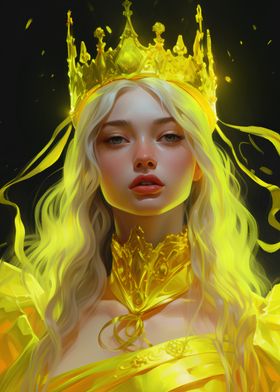 Yellow Queen Portrait