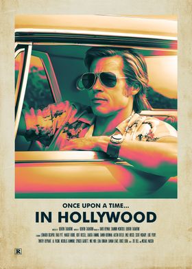 Once Upon a Time in Hollywood Poster