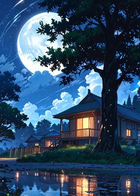 Japanese House Moonlight