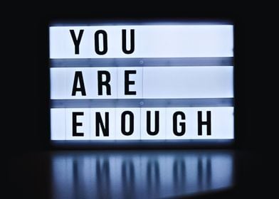 You Are Enough Lightbox