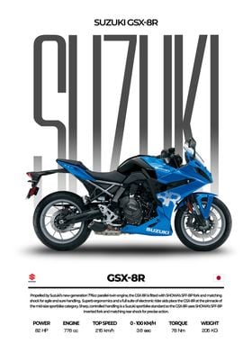 Suzuki GSX-8R Motorcycle