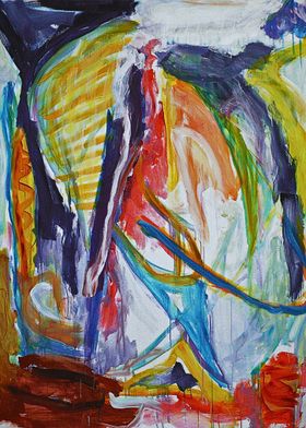 Abstract Expressionist Painting