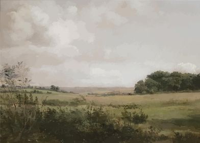 Countryside Landscape Painting