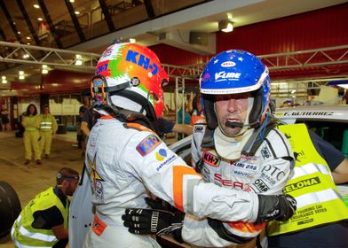 Driver's Swap 24 Hours of Barcelona - Gutierrez/Sanz