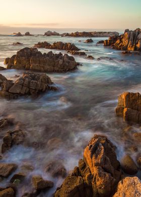 Rocky Coast Sunset