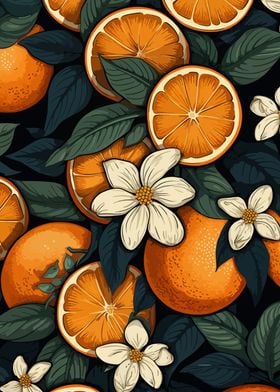 Orange Blossom Pattern