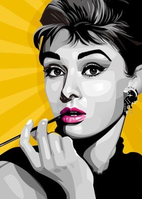 Audrey Hepburn Pop Art