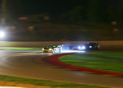 Race Cars at Night