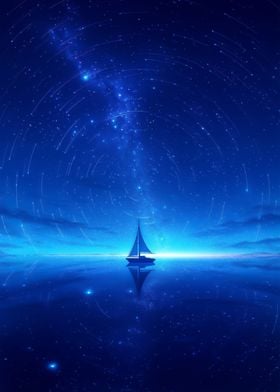 Starry Night Sailing