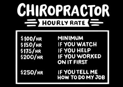 Chiropractor Hourly Rate