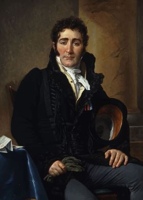 Portrait of a Man in Black Jacques-Louis David 