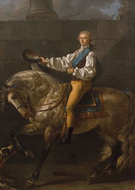 Equestrian Portrait Jacques-Louis David 