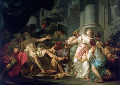 The Death of Seneca Jacques-Louis David 