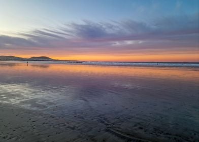 Sunset Famara Beachscape