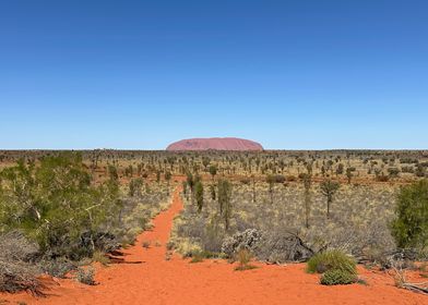 Uluru Ayers Rock Outback Australia Landscape