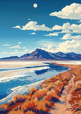 Salt Flats Landscape