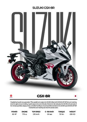 Suzuki GSX-8R Motorcycle