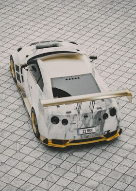 Marble Nissan GT-R