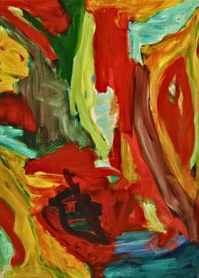 Abstract Expressionist Painting