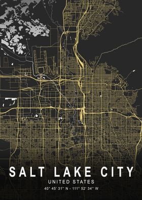 Salt Lake City Silver Map