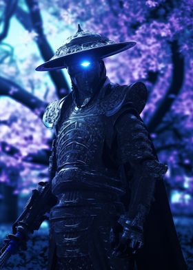 Cybernetic Samurai Warrior