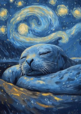 Starry Night Seal