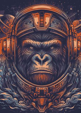 Gorilla Astronaut