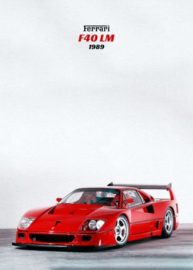 Ferrari F40 LM 1989