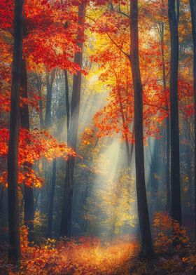 Autumn Forest Path