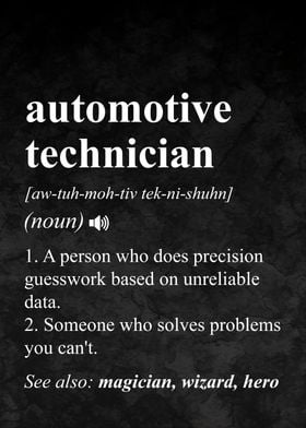 Automotive Technician Job Definition