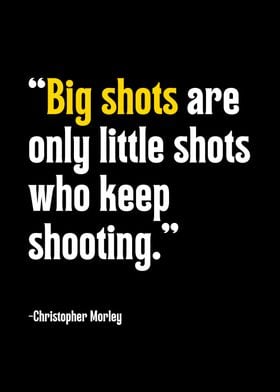 Motivational Quote - Big Shots