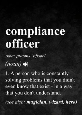 Compliance Officer Definition