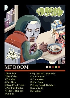 MF DOOM Album Cover Art