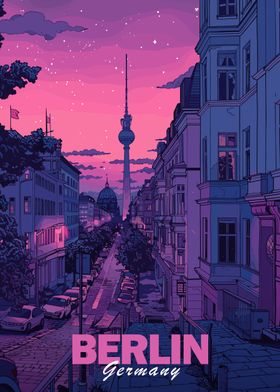 Berlin Cityscape Illustration