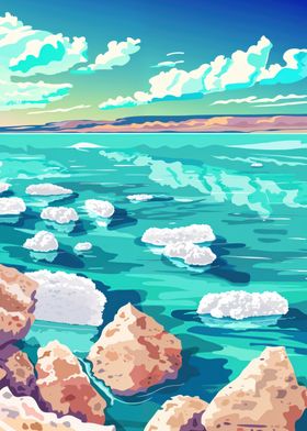 Dead Sea landscape