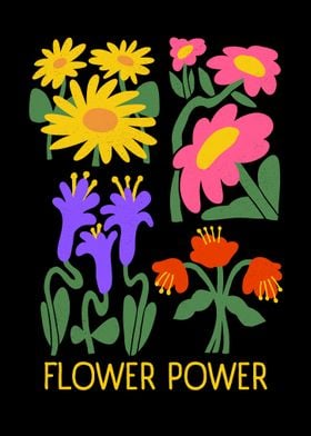 Flower Power Art Print