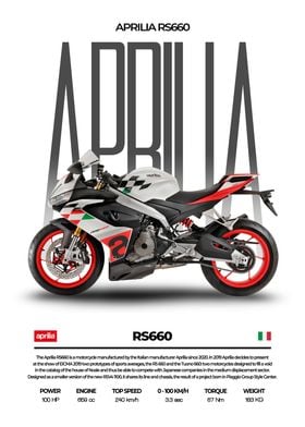 Aprilia RS660 Motorcycle