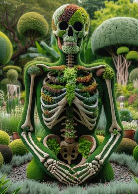 Skeleton Topiary