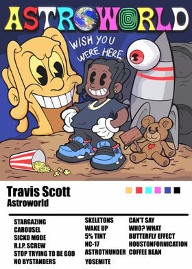 Travis Scott Astroworld Cartoon