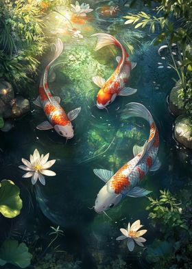 Koi Fish Pond