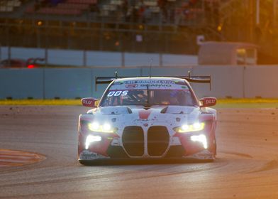 BMW M4 GT3 Race Car on Track